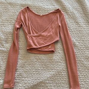 Alo yoga cropped sweater size small